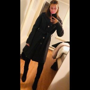 New beautiful Gray Michael Kors wool trench coat!